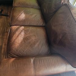Leather Couch 