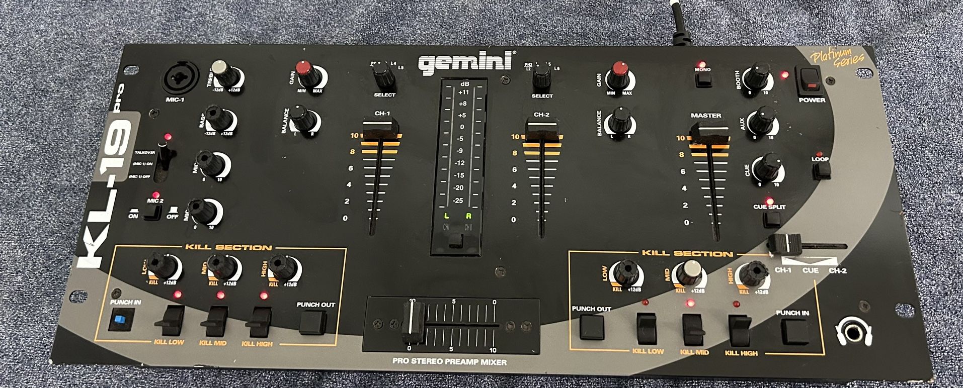 Gemini KL-19 Pro Audio Mixer (Platinum Series)
