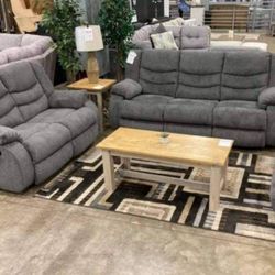 Tulen Gary & Mocha Reclining Sofa And Lovesat /Ashley 