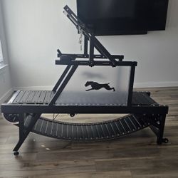 Dog Treadmill, HotFeed Dog Slat Mill for Medium Dogs, Doggy Treadmill with Brake 