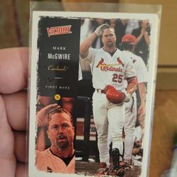 Mark McGwire Victory Baseball Card 