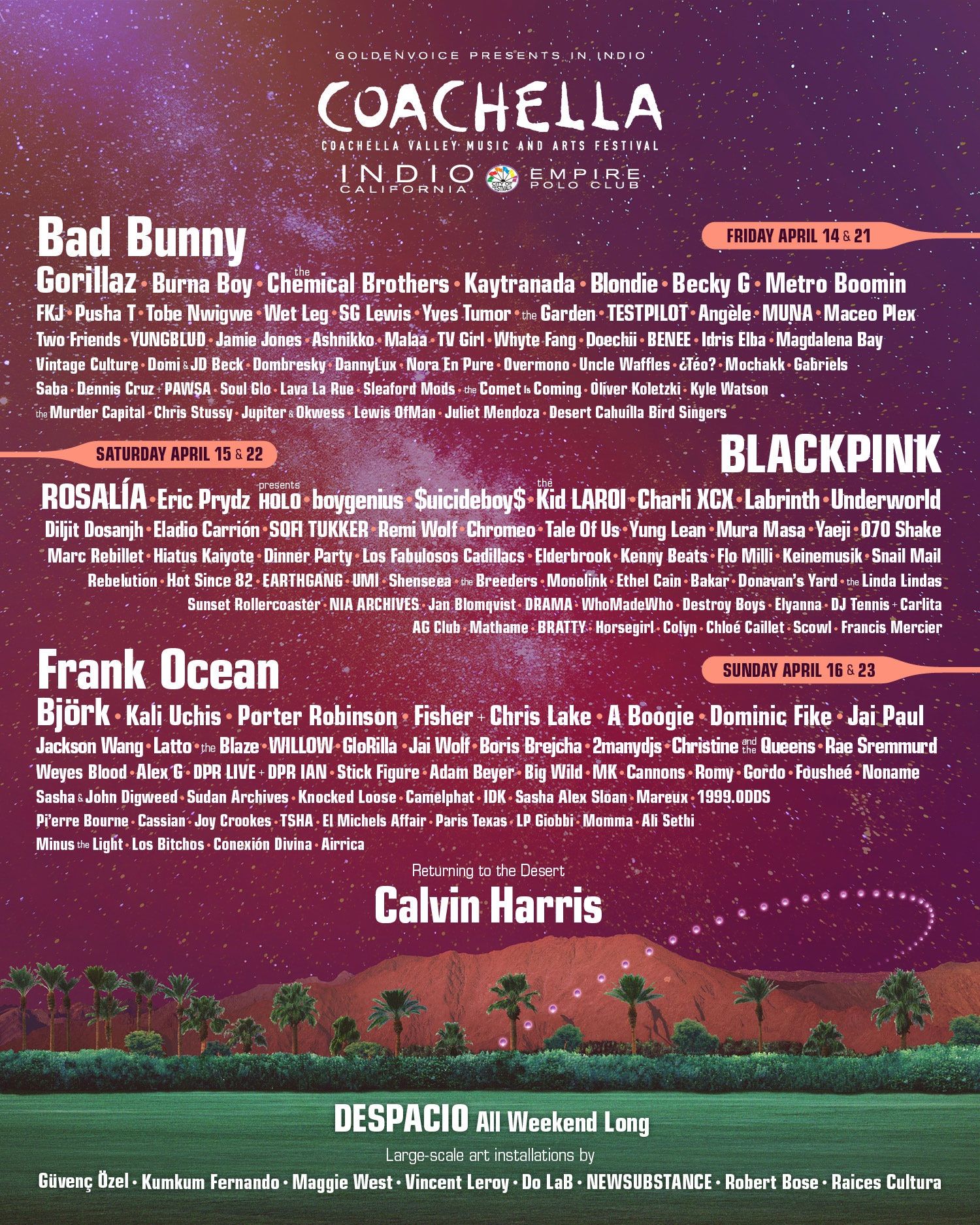 Coachella Swap