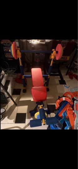 Kids weight bench