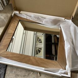 Wood Frame Mirror