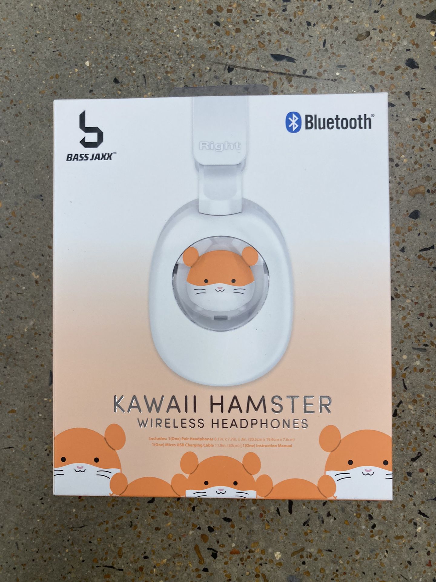 NWT Bluetooth Kawaii Hamster Wireless Headphones
