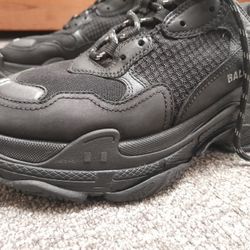 Balenciaga Triple S Black-Mens