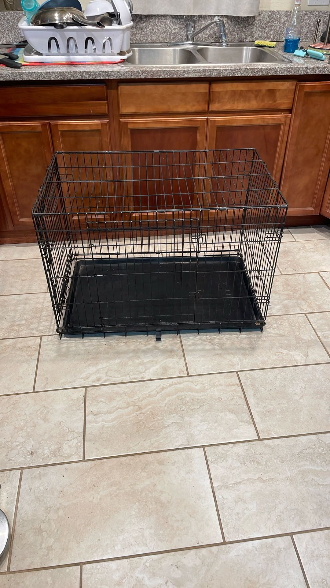 Dog Cage, Could Also Be Used For Transporting Chickens, Roosters, Or Birds.