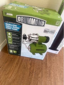 Drummond pump 1hp