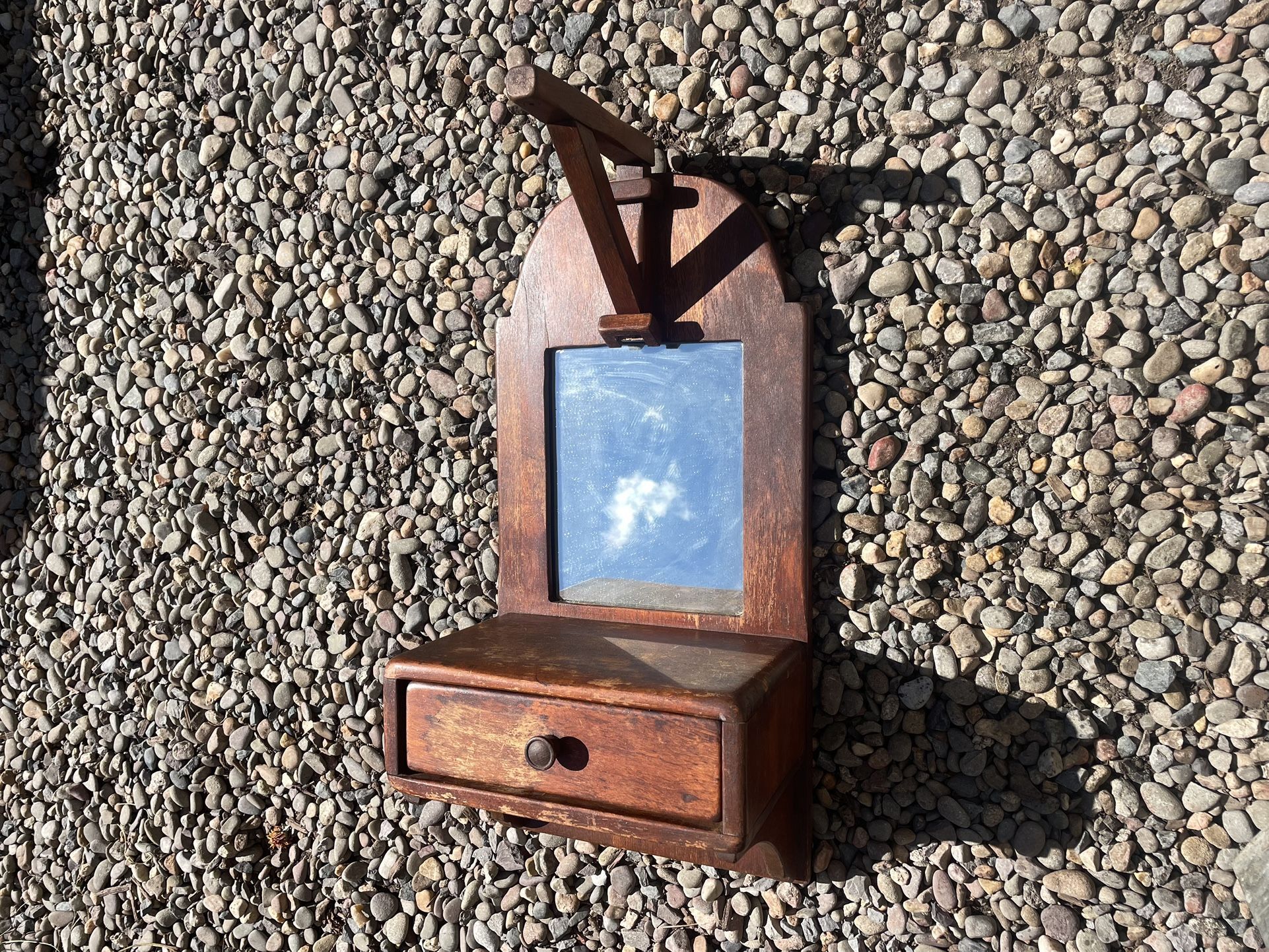 Antique Wall-Mounted Shaving Cabinet