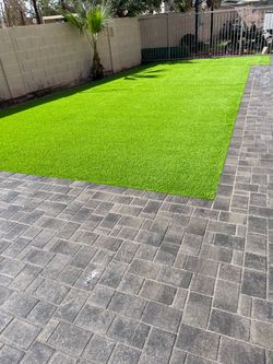 Pavers turf travertine sod