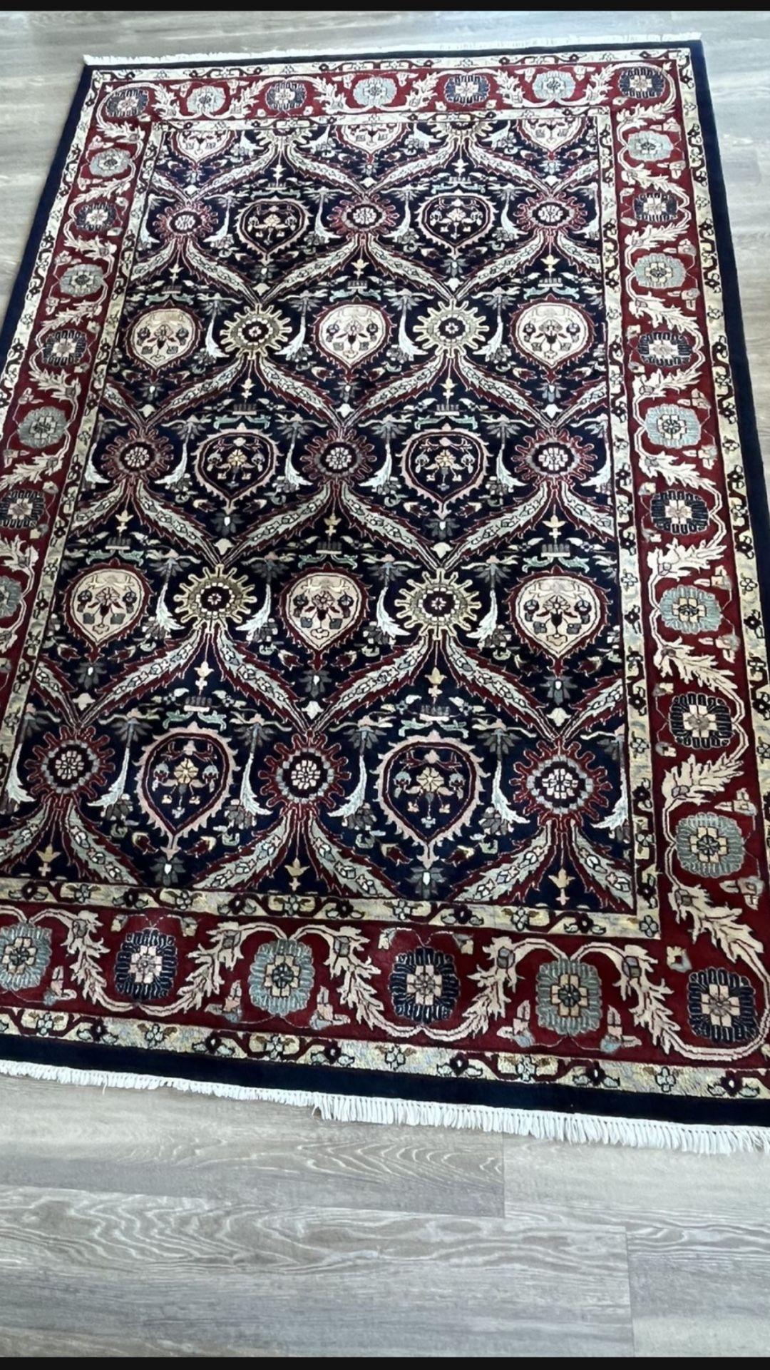 Handwoven Persian Oriental rug 70”x104”
