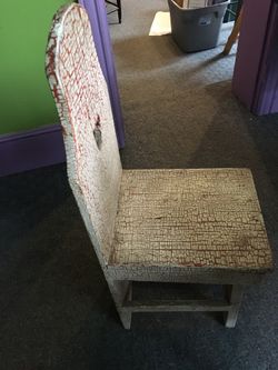 Very old wood chairs