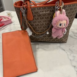 Michael Kors, large reversible tote with coin purse