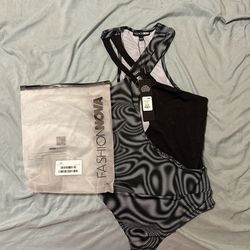 Brooke Halter Body Suit Fashion Nova 