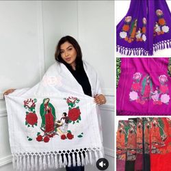 Rebozos , Virgen de Guadalupe - Virgin de Guadalupe Shawls