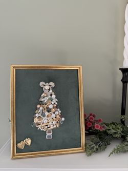 Antique Jewelry Christmas Tree