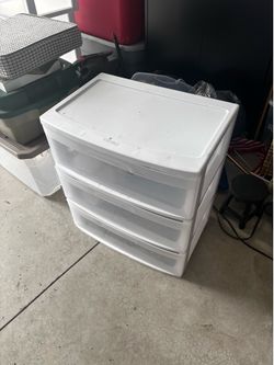 Plastic 3 drawers storage