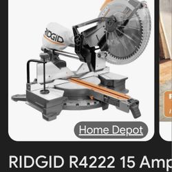 ridgid  15amp corded  12inch blade 