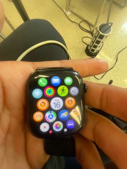 Apple Watch with Milanese Loop Band