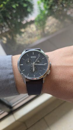 BOSS Dapper Chronograph Black Dial (Model:HB.452.1.14.3678) 43mm Men's Watch