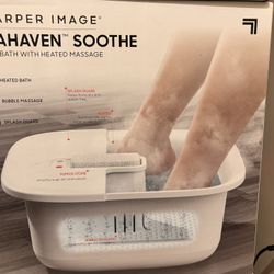 Foot Bath, With heated Massage