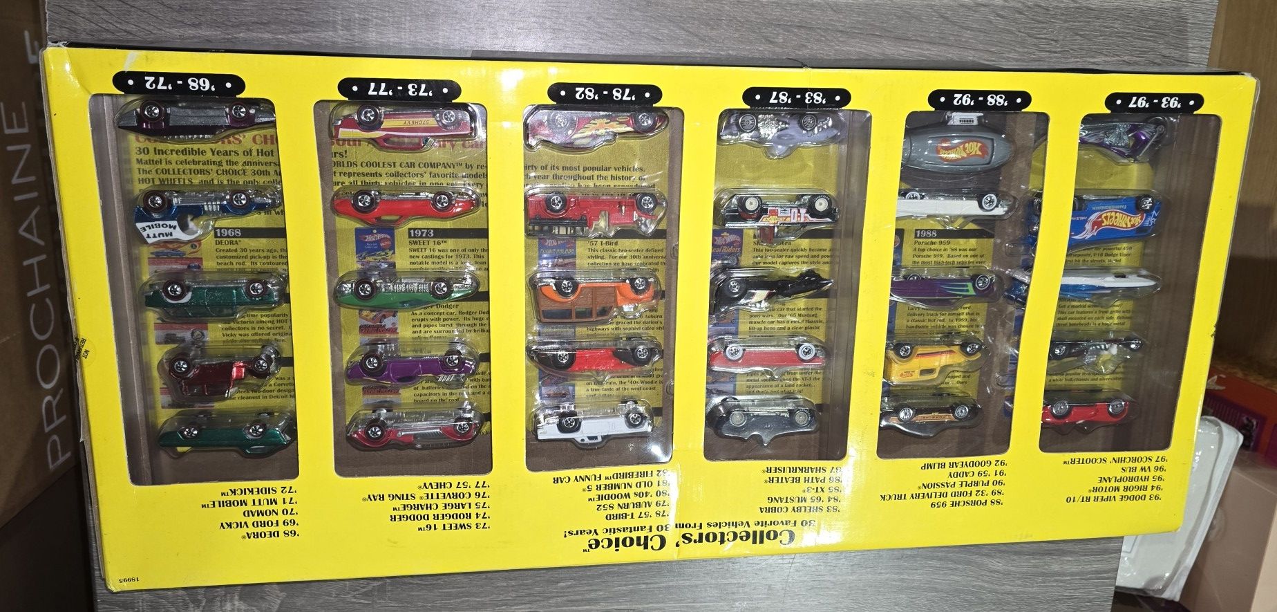 Hot Wheels Collectors Choice 30 Years Anniversary Set, Vintage