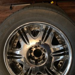 20” wheel and tires