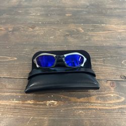 Oakley Sunglasses with Blue Mirrored Lenses