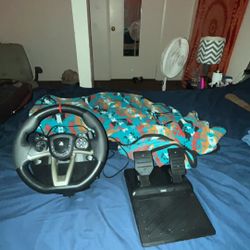 Gaming Steering Wheel (works For All)