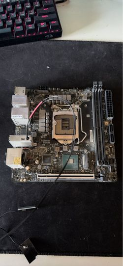 Motherboard - MSI MEG Z490I UNIFY Mini-ITX Motherboard – LGA1200 – Wi-Fi 6 - as is