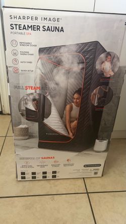 Sharper image portable hot sauna