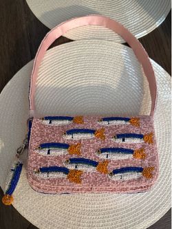 Sardines Beaded Bag