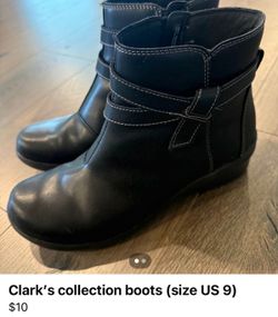 Clark’s women boots - black