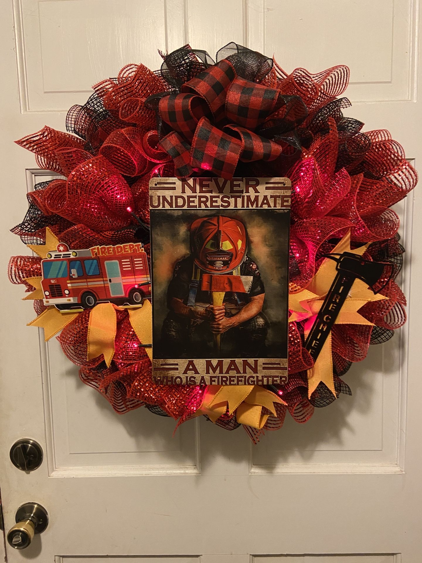 Fireman Wreath