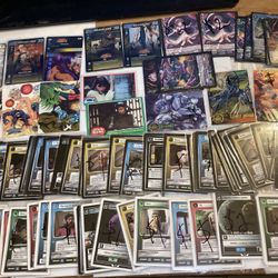 77 CCG and TCG cards lot with Star Trek marvel street fighter and more 55 Star Trek cards 9 Cardfight vanguard foil cards 5 Epic Battles Street Fighte