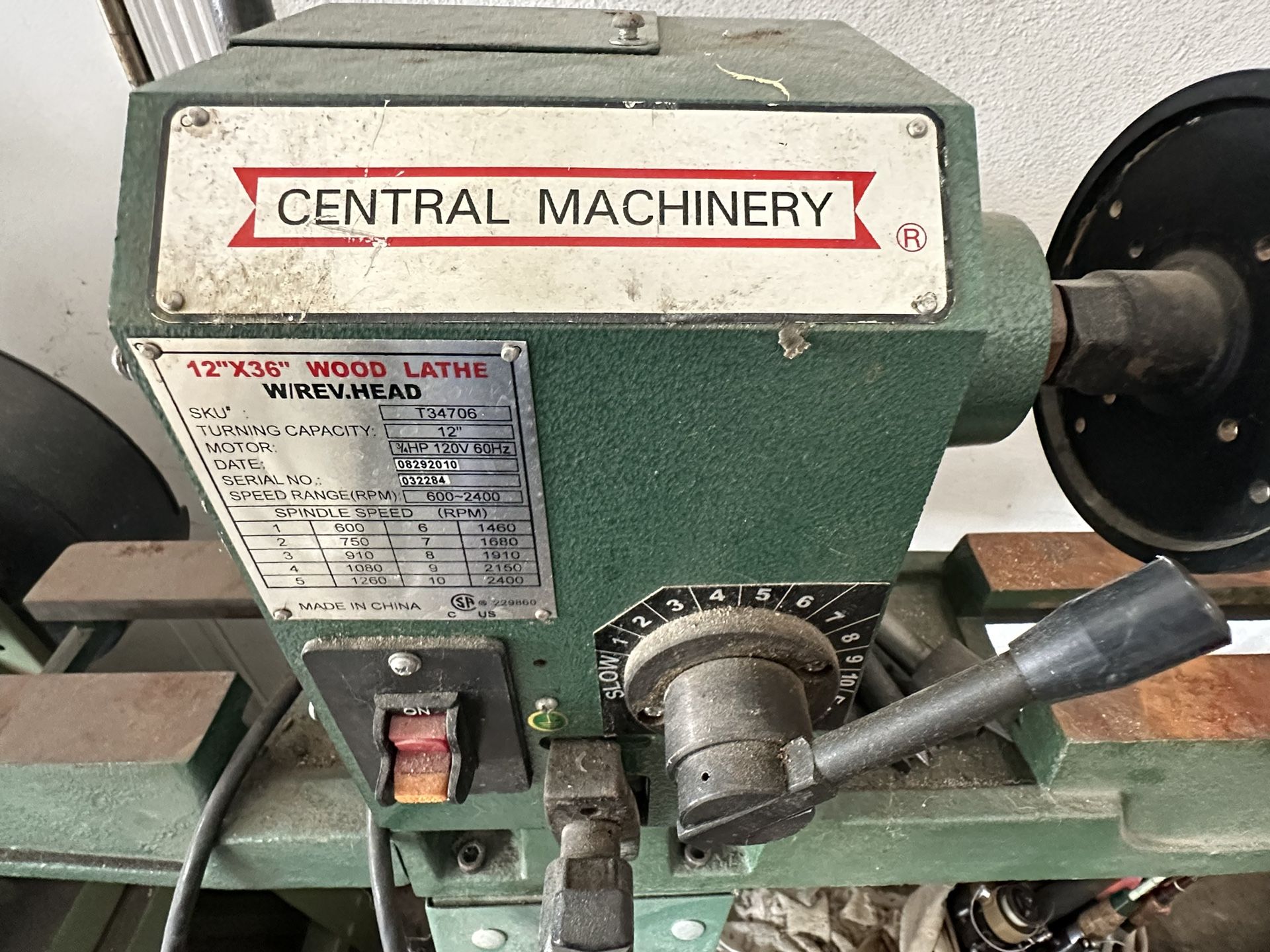 Wood lathe