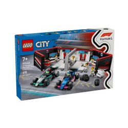 LEGO City F1 Garage & Mercedes-AMG & Alpine Cars Model Race Car (LEGO Model: 60444)