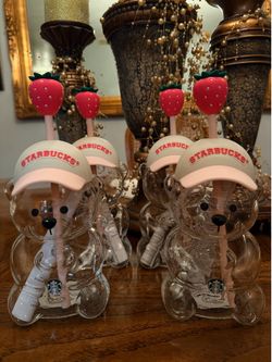 Bearista Glass Cup Starbucks