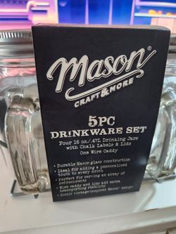 Mason Jars 5pc Drinkware