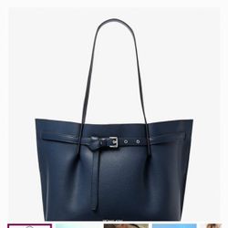 Michael KORS Emilia Large Tote, Navy Blue, New And Authentic 