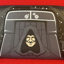 Loungefly Star Wars Cosplay Darth Sidious Wallet Exclusive Black. NEW
