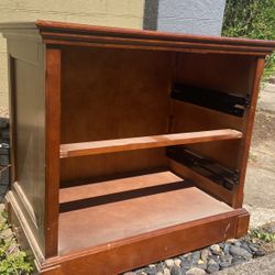 brown file Cabinet