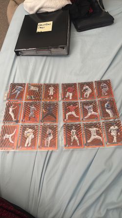 18 black and orange holo 2024 tops base ball card
