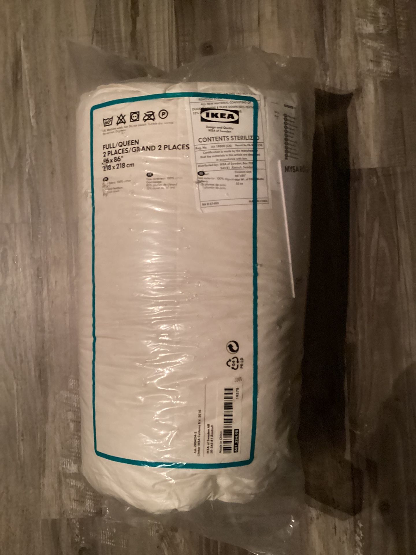 IKEA MYSA RONN duvet cover Insert FULL/QUEEN