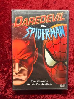 Daredevil vs Spider-Man DVD Animated Marvel Movie Not For Individual Sale