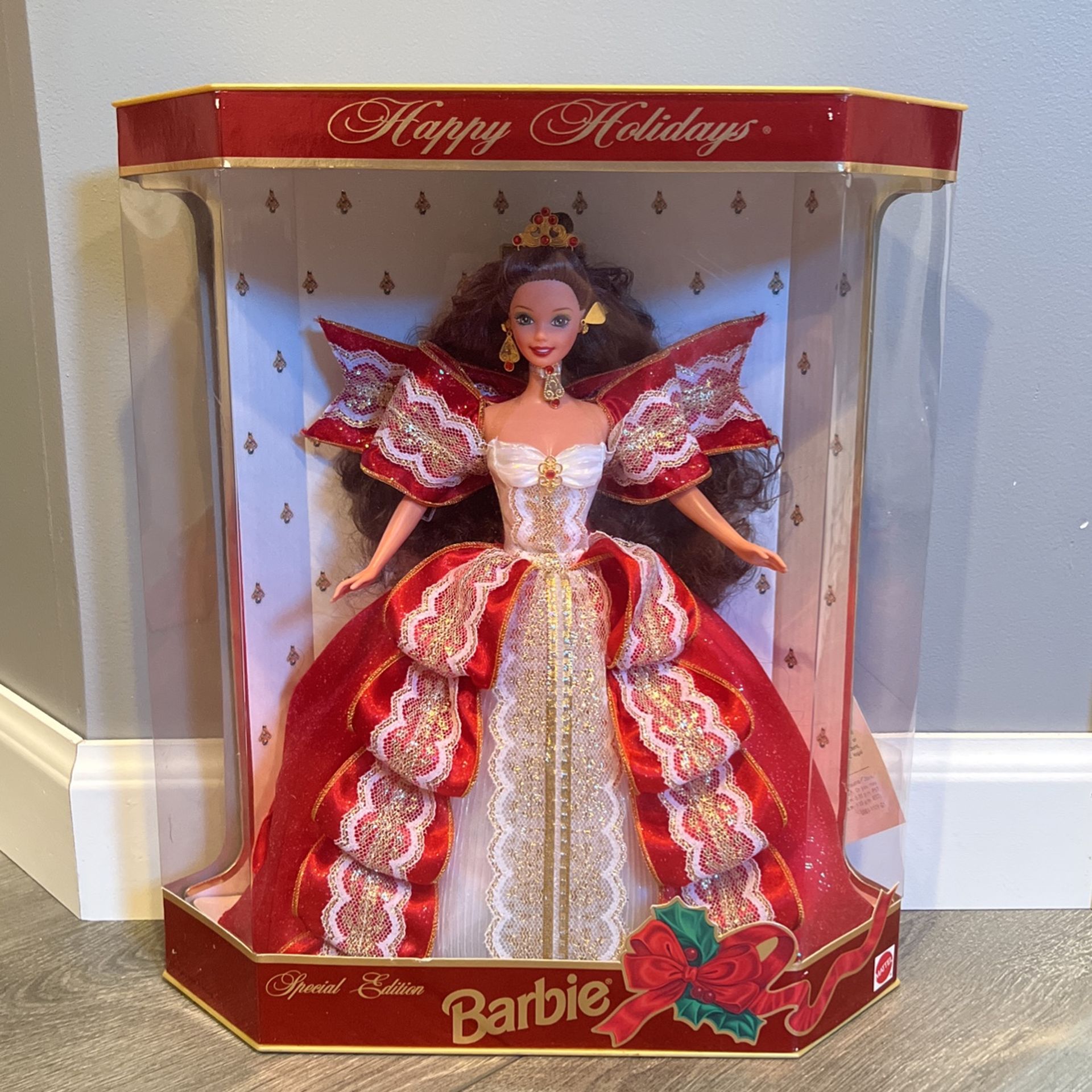 Barbie: 1997 Happy Holidays Barbie, Special Edition 10 Year Anniversary, Brand New