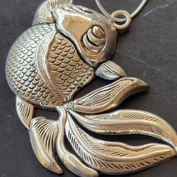 large fish pendant 