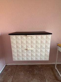Stylist floating cabinet
