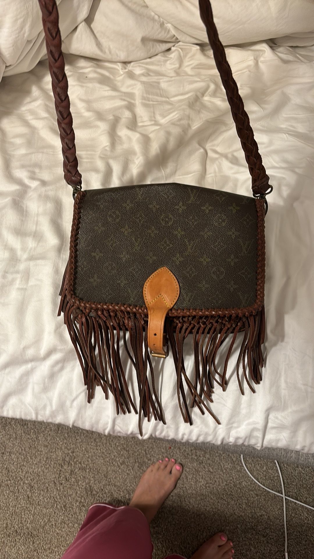 Fringed Louis Vuitton