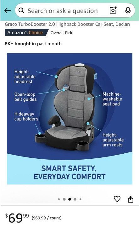 graco turbobooster 2.0 highback car seat